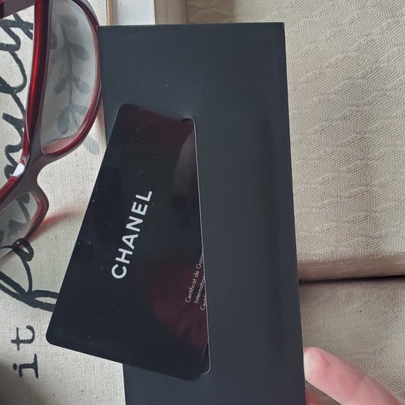 Chanel Red Sunglasses